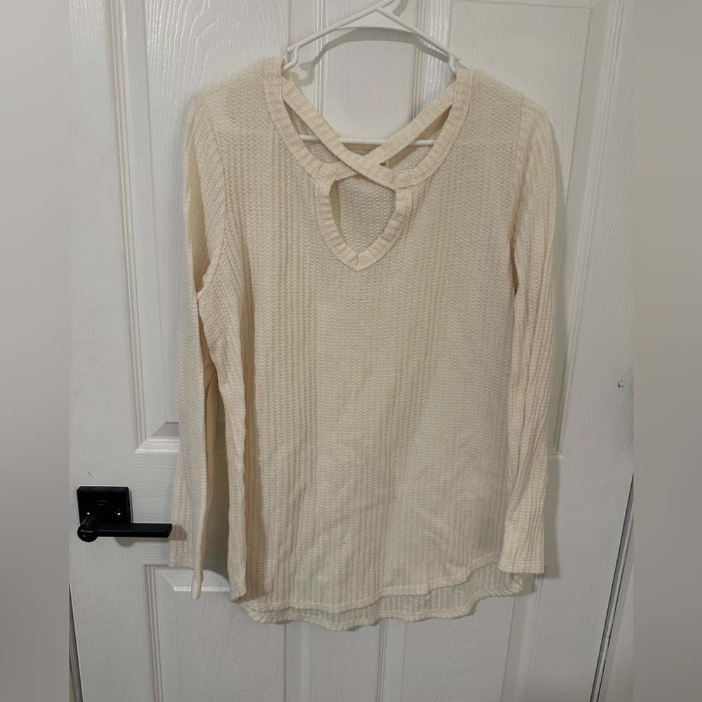Crisscross waffle top